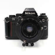 Nikon F3 35mm Film SLR Camera with Lensbaby 3G Effects Lens - Used 