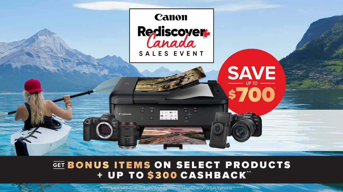 Canon Rediscover Canada Sales Event