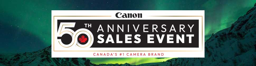 Canon 50th Anniversary Sales Event