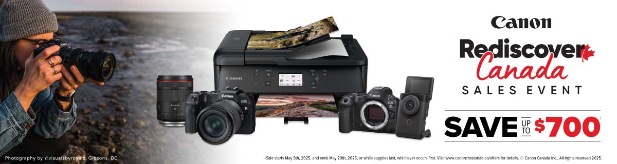 Canon Rediscover Canada Sales Event