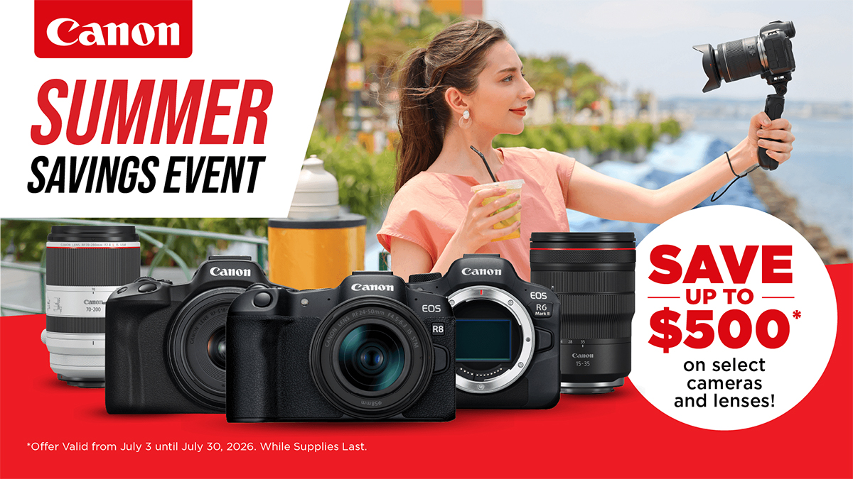 Canon Summer Savings Event - Save up $500