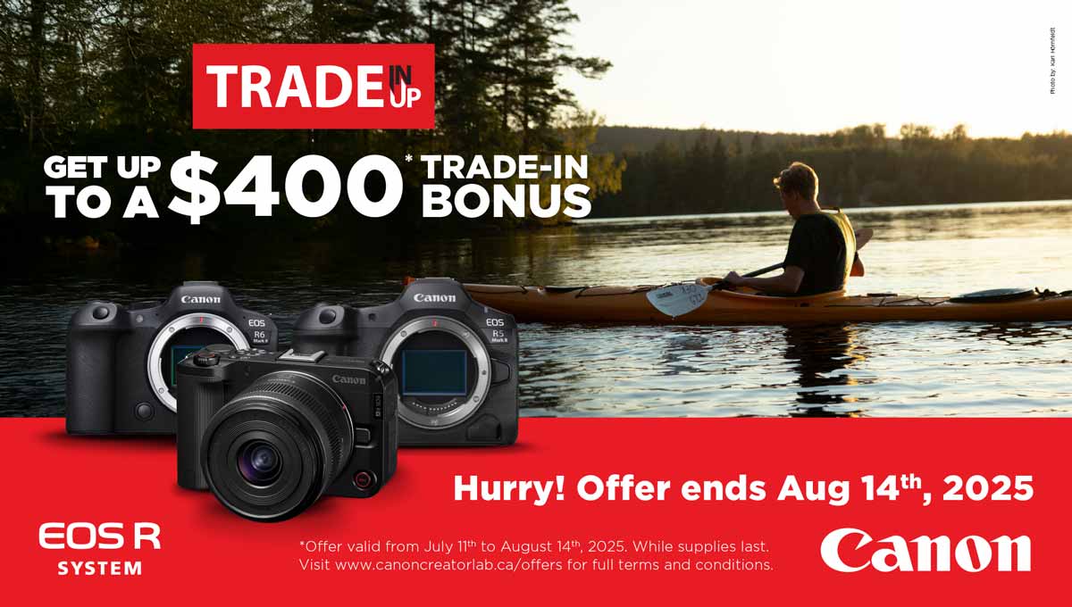 Canon R Series Summer Trade-in Bonus!