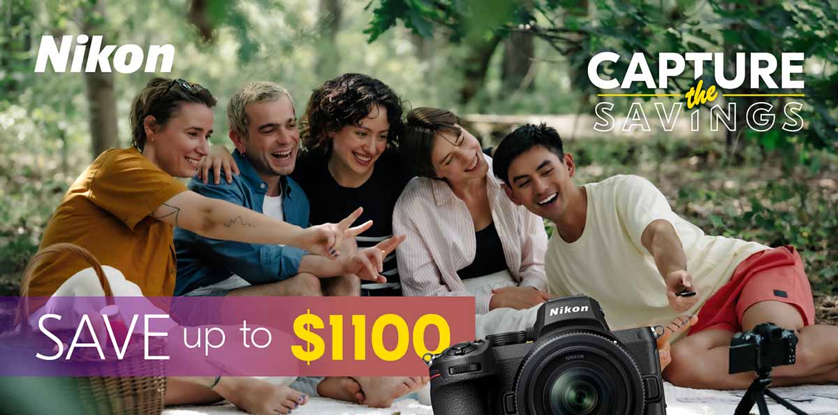 Save up to $110 on Nikon Cameras & Lenses 