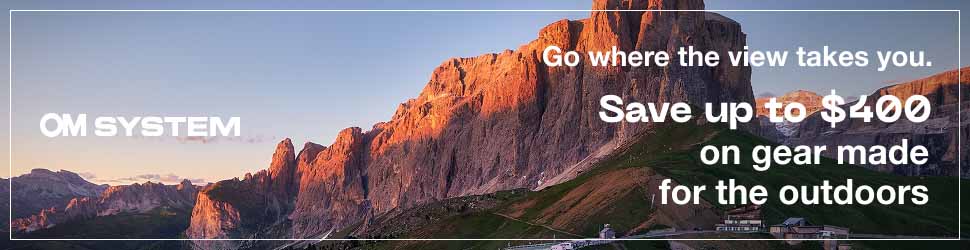 OM System - Go where the view takes you! Save up to $400 on gear made for the outdoors.