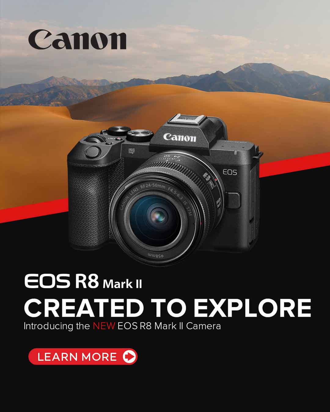 Canon EOS R8 Mark II – Created to explore!
