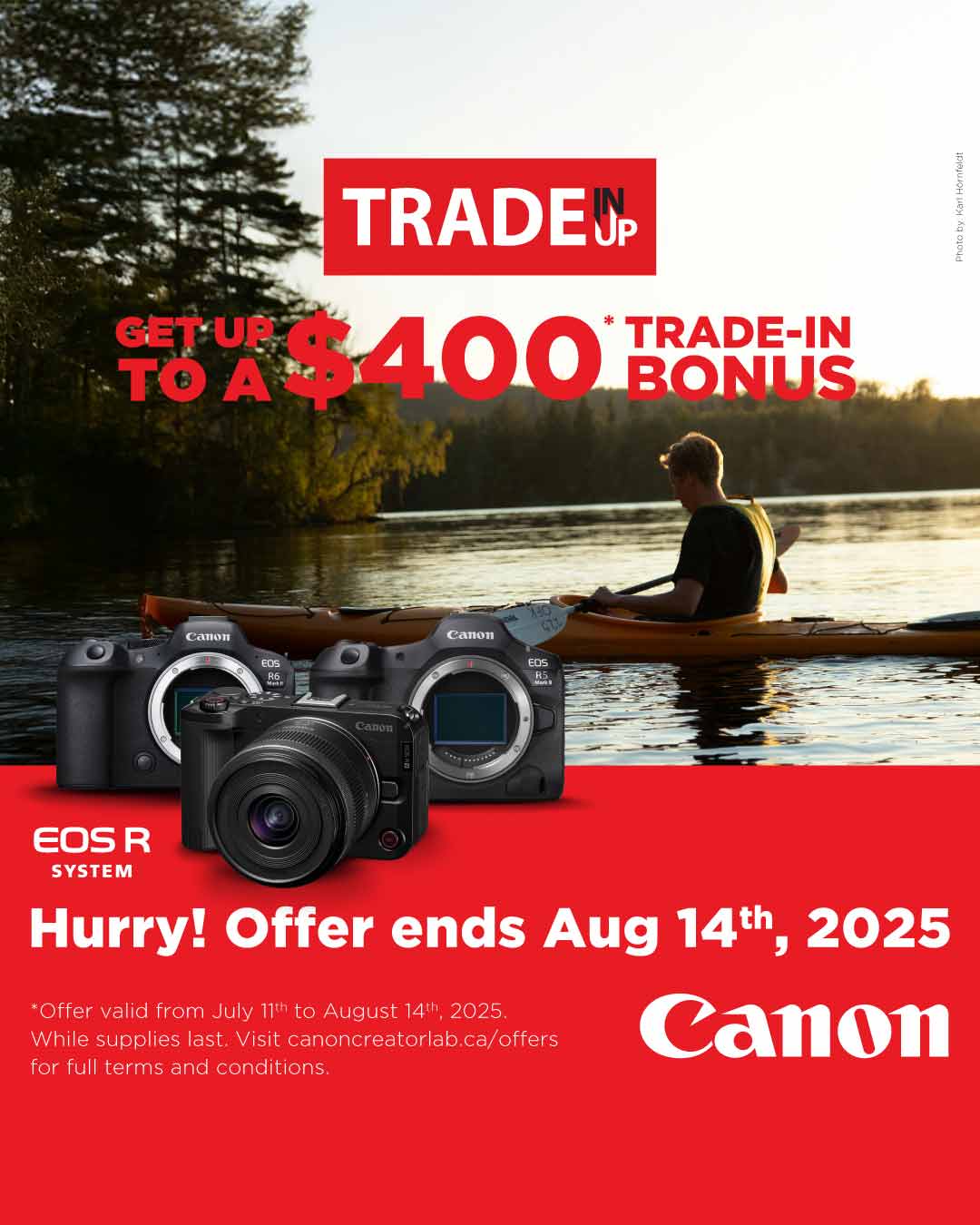 Canon R Series Summer Trade-in Bonus!