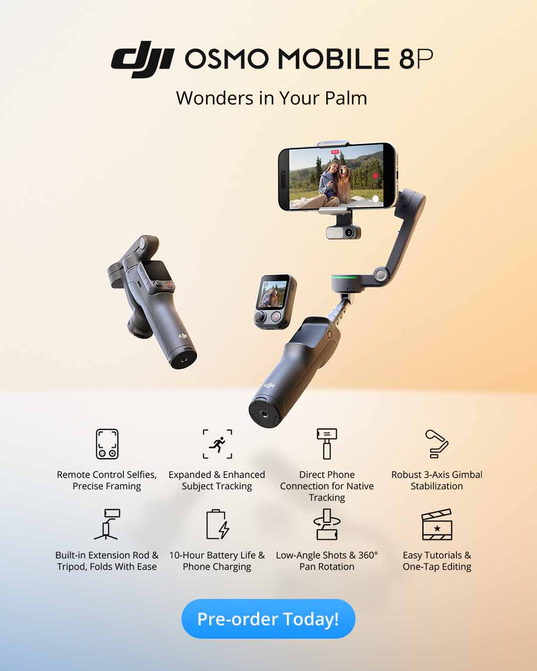 DJI Osmo Mobile 8P Phone Gimbal