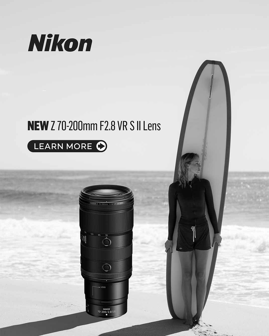 The NEW NIKKOR Z 70-200mm F/2.8 VR S II: Lighter. Faster. Sharper