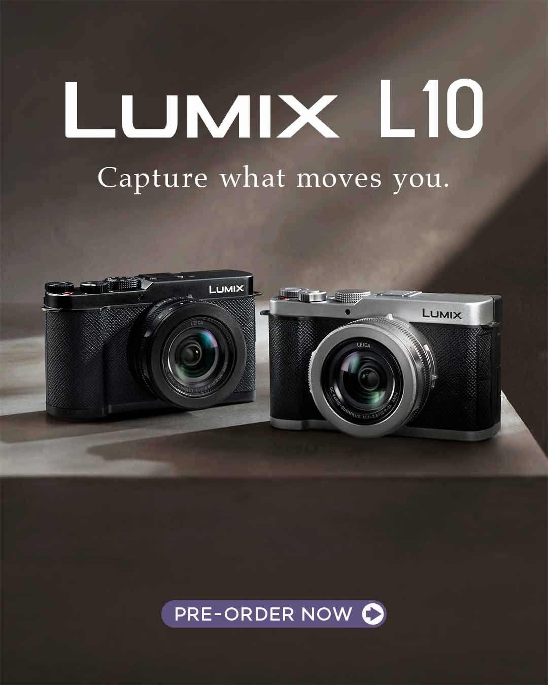Panasonic LUMIX L10 Compact Digital Camera: Capture what movies you.