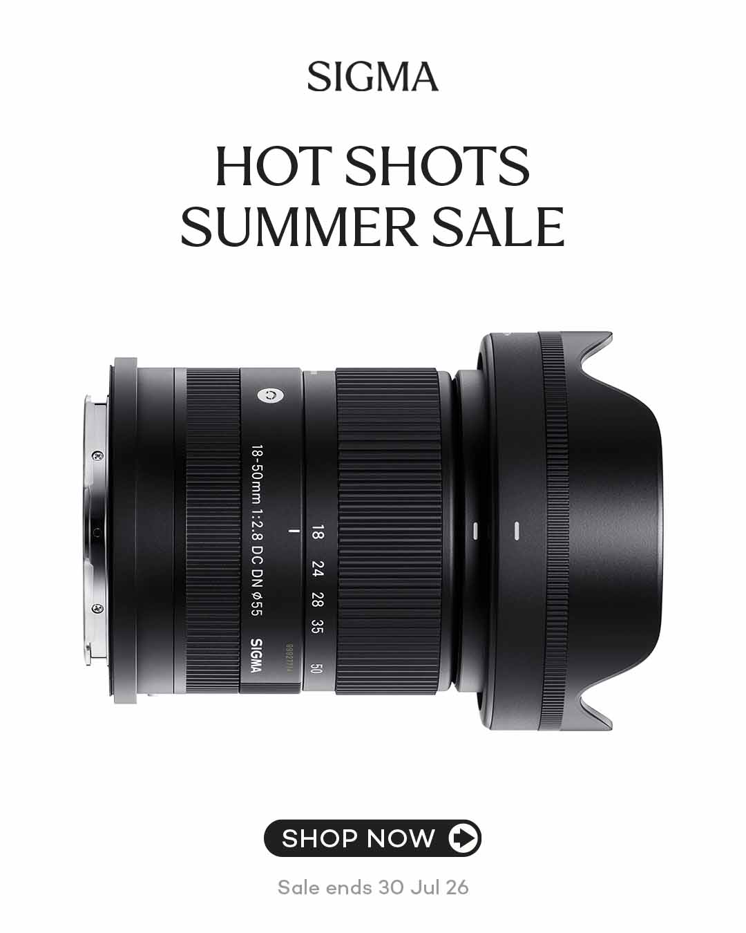 Sigma Lens Summer Sale