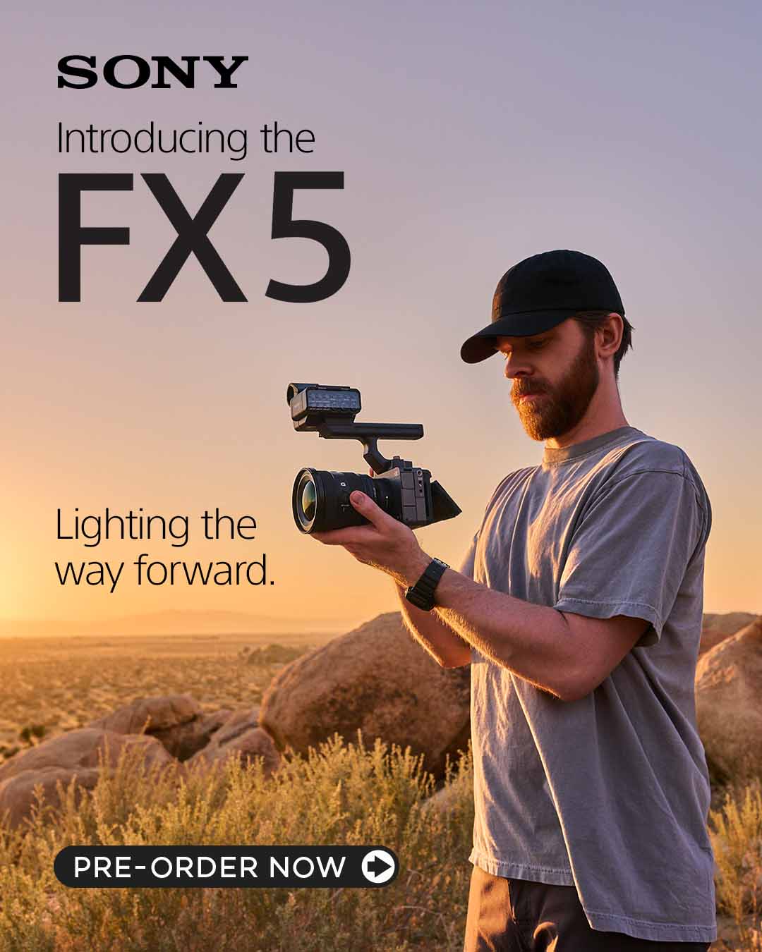 Sony FX5B Cinema Line Full Frame Video Camera - Pre-order now for $6299.99