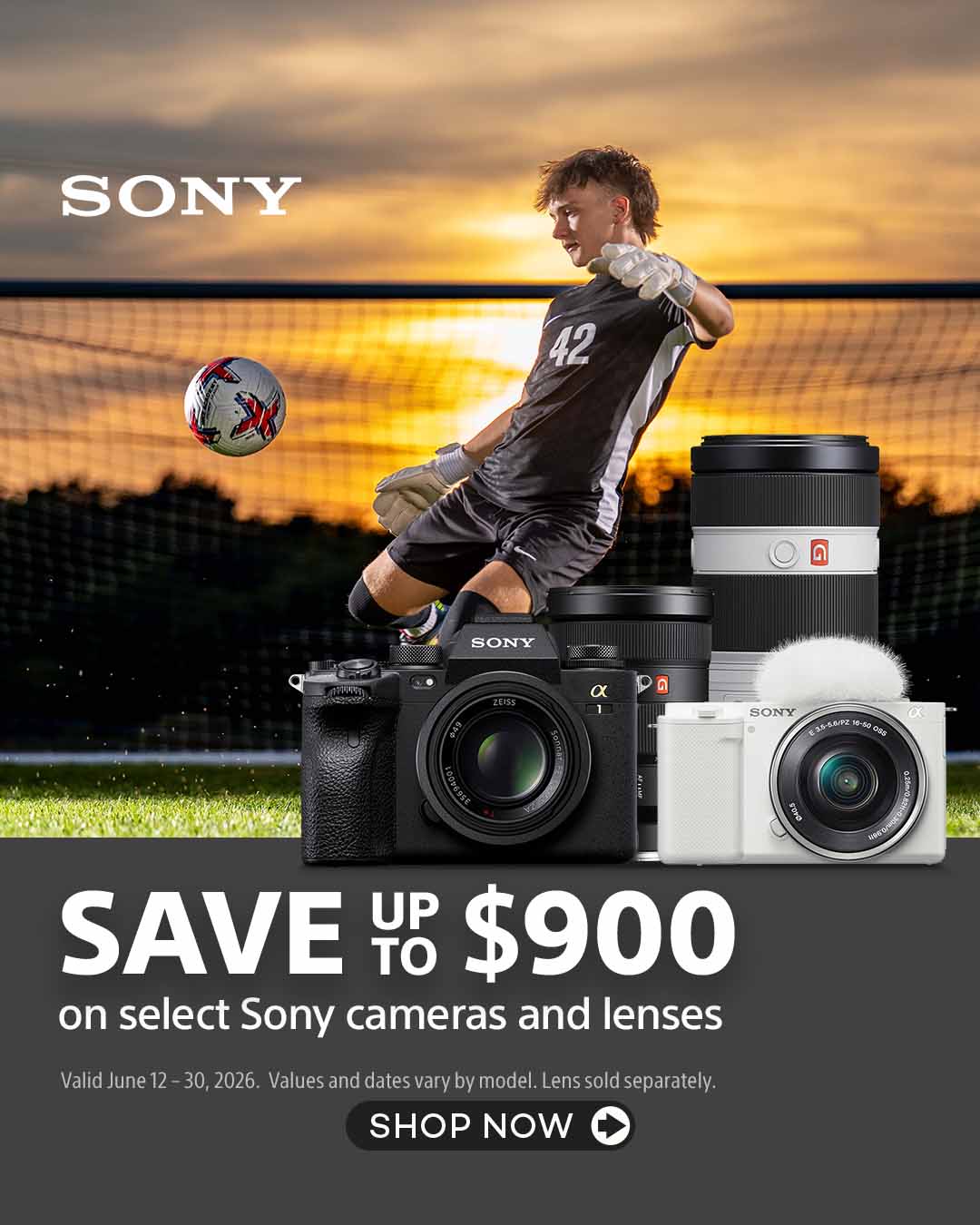 Sony Alpha Sale – Save up to $900!