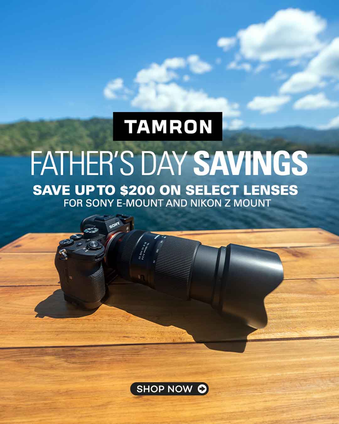 Tamron Father's Day Lens Sale