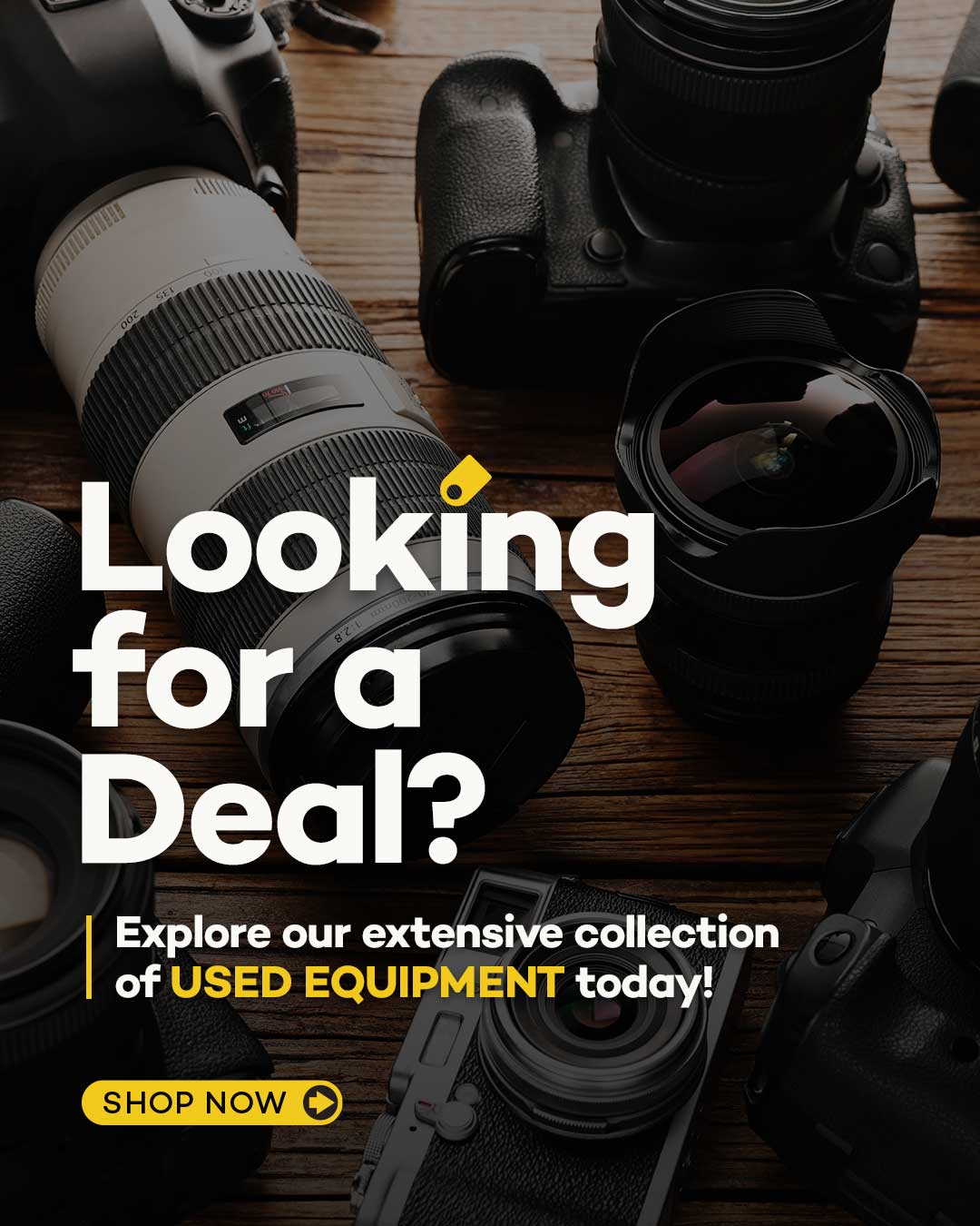 Used Camera Equipment at McBain